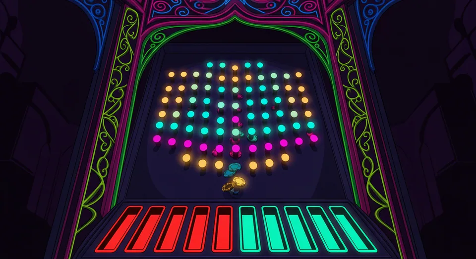 Bazaar Plinko drop game